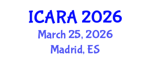 International Conference on Autonomous Robots and Agents (ICARA) March 25, 2026 - Madrid, Spain