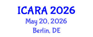 International Conference on Autonomous Robots and Agents (ICARA) May 20, 2026 - Berlin, Germany