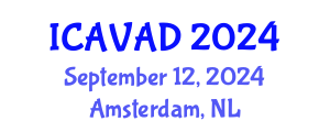 International Conference on Autonomous Vehicles and Autonomous Driving (ICAVAD) September 12, 2024 - Amsterdam, Netherlands