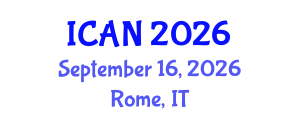 International Conference on Axons and Neuroscience (ICAN) September 16, 2026 - Rome, Italy