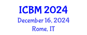 International Conference on B2B Marketing (ICBM) December 16, 2024 - Rome, Italy