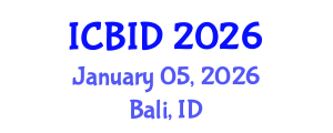 International Conference on Bacteriology and Infectious Diseases (ICBID) January 05, 2026 - Bali, Indonesia International Conference on Bacteriology and Infectious Diseases (ICBID) January 05, 2026 - Bali, Indonesia