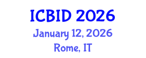 International Conference on Bacteriology and Infectious Diseases (ICBID) January 12, 2026 - Rome, Italy International Conference on Bacteriology and Infectious Diseases (ICBID) January 12, 2026 - Rome, Italy