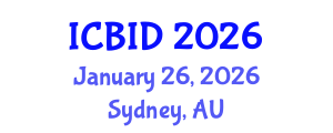 International Conference on Bacteriology and Infectious Diseases (ICBID) January 26, 2026 - Sydney, Australia International Conference on Bacteriology and Infectious Diseases (ICBID) January 26, 2026 - Sydney, Australia