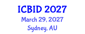 International Conference on Bacteriology and Infectious Diseases (ICBID) March 29, 2027 - Sydney, Australia International Conference on Bacteriology and Infectious Diseases (ICBID) March 29, 2027 - Sydney, Australia