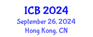 International Conference on Bacteriophages (ICB) September 26, 2024 - Hong Kong, China