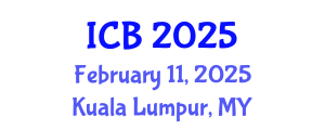 International Conference on Bacteriophages (ICB) February 11, 2025 - Kuala Lumpur, Malaysia