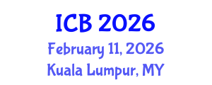 International Conference on Bacteriophages (ICB) February 11, 2026 - Kuala Lumpur, Malaysia