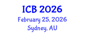 International Conference on Bacteriophages (ICB) February 25, 2026 - Sydney, Australia