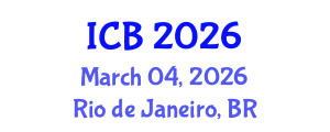 International Conference on Bacteriophages (ICB) March 04, 2026 - Rio de Janeiro, Brazil