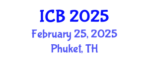 International Conference on Ballistics (ICB) February 25, 2025 - Phuket, Thailand