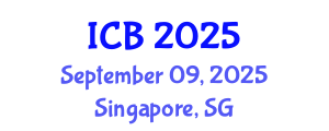 International Conference on Ballistics (ICB) September 09, 2025 - Singapore, Singapore