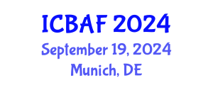 International Conference on Banking, Accounting and Finance (ICBAF) September 19, 2024 - Munich, Germany