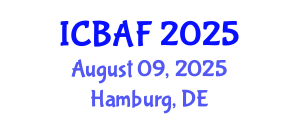 International Conference on Banking, Accounting and Finance (ICBAF) August 09, 2025 - Hamburg, Germany