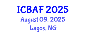 International Conference on Banking, Accounting and Finance (ICBAF) August 09, 2025 - Lagos, Nigeria