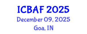 International Conference on Banking, Accounting and Finance (ICBAF) December 09, 2025 - Goa, India