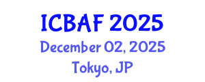 International Conference on Banking, Accounting and Finance (ICBAF) December 02, 2025 - Tokyo, Japan