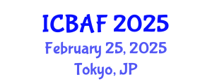International Conference on Banking, Accounting and Finance (ICBAF) February 25, 2025 - Tokyo, Japan
