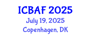International Conference on Banking, Accounting and Finance (ICBAF) July 19, 2025 - Copenhagen, Denmark