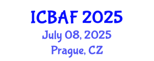 International Conference on Banking, Accounting and Finance (ICBAF) July 08, 2025 - Prague, Czechia