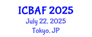 International Conference on Banking, Accounting and Finance (ICBAF) July 22, 2025 - Tokyo, Japan