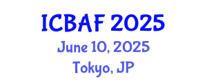 International Conference on Banking, Accounting and Finance (ICBAF) June 10, 2025 - Tokyo, Japan