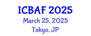 International Conference on Banking, Accounting and Finance (ICBAF) March 25, 2025 - Tokyo, Japan