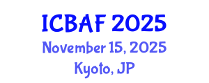 International Conference on Banking, Accounting and Finance (ICBAF) November 15, 2025 - Kyoto, Japan