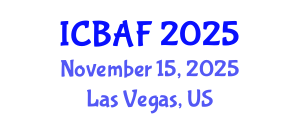 International Conference on Banking, Accounting and Finance (ICBAF) November 15, 2025 - Las Vegas, United States