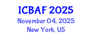 International Conference on Banking, Accounting and Finance (ICBAF) November 04, 2025 - New York, United States