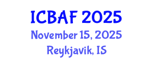 International Conference on Banking, Accounting and Finance (ICBAF) November 15, 2025 - Reykjavik, Iceland