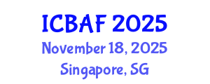 International Conference on Banking, Accounting and Finance (ICBAF) November 18, 2025 - Singapore, Singapore