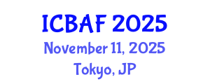 International Conference on Banking, Accounting and Finance (ICBAF) November 11, 2025 - Tokyo, Japan