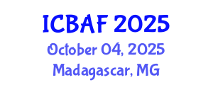 International Conference on Banking, Accounting and Finance (ICBAF) October 04, 2025 - Madagascar, Madagascar