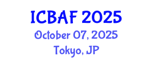 International Conference on Banking, Accounting and Finance (ICBAF) October 07, 2025 - Tokyo, Japan