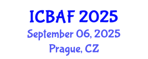International Conference on Banking, Accounting and Finance (ICBAF) September 06, 2025 - Prague, Czechia