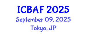 International Conference on Banking, Accounting and Finance (ICBAF) September 09, 2025 - Tokyo, Japan
