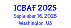 International Conference on Banking, Accounting and Finance (ICBAF) September 16, 2025 - Washington, United States