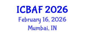 International Conference on Banking, Accounting and Finance (ICBAF) February 16, 2026 - Mumbai, India International Conference on Banking, Accounting and Finance (ICBAF) February 16, 2026 - Mumbai, India