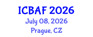 International Conference on Banking, Accounting and Finance (ICBAF) July 08, 2026 - Prague, Czechia International Conference on Banking, Accounting and Finance (ICBAF) July 08, 2026 - Prague, Czechia