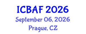 International Conference on Banking, Accounting and Finance (ICBAF) September 06, 2026 - Prague, Czechia International Conference on Banking, Accounting and Finance (ICBAF) September 06, 2026 - Prague, Czechia