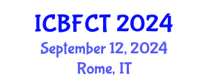 International Conference on Battery and Fuel Cell Technology (ICBFCT) September 12, 2024 - Rome, Italy