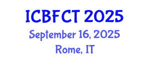 International Conference on Battery and Fuel Cell Technology (ICBFCT) September 16, 2025 - Rome, Italy