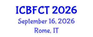 International Conference on Battery and Fuel Cell Technology (ICBFCT) September 16, 2026 - Rome, Italy