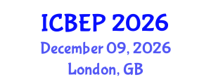 International Conference on Behavioral and Educational Psychology (ICBEP) December 09, 2026 - London, United Kingdom International Conference on Behavioral and Educational Psychology (ICBEP) December 09, 2026 - London, United Kingdom