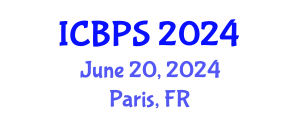 International Conference on Behavioral and Psychological Sciences (ICBPS) June 20, 2024 - Paris, France