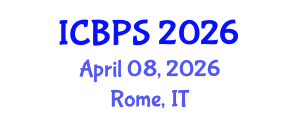 International Conference on Behavioral and Psychological Sciences (ICBPS) April 08, 2026 - Rome, Italy