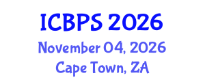 International Conference on Behavioral and Psychological Sciences (ICBPS) November 04, 2026 - Cape Town, South Africa