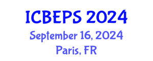 International Conference on Behavioral, Educational and Psychological Sciences (ICBEPS) September 16, 2024 - Paris, France