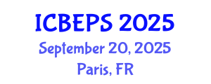 International Conference on Behavioral, Educational and Psychological Sciences (ICBEPS) September 20, 2025 - Paris, France